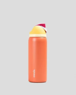 Owala 32oz FreeSip Stainless Steel Water Bottle Yellow/orange Hot