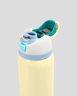 Owala 32oz FreeSip Stainless Steel Water Bottle Grey/yellow Best