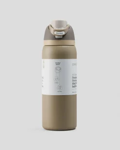 Owala 32oz FreeSip Stainless Steel Water Bottle Grey/brown