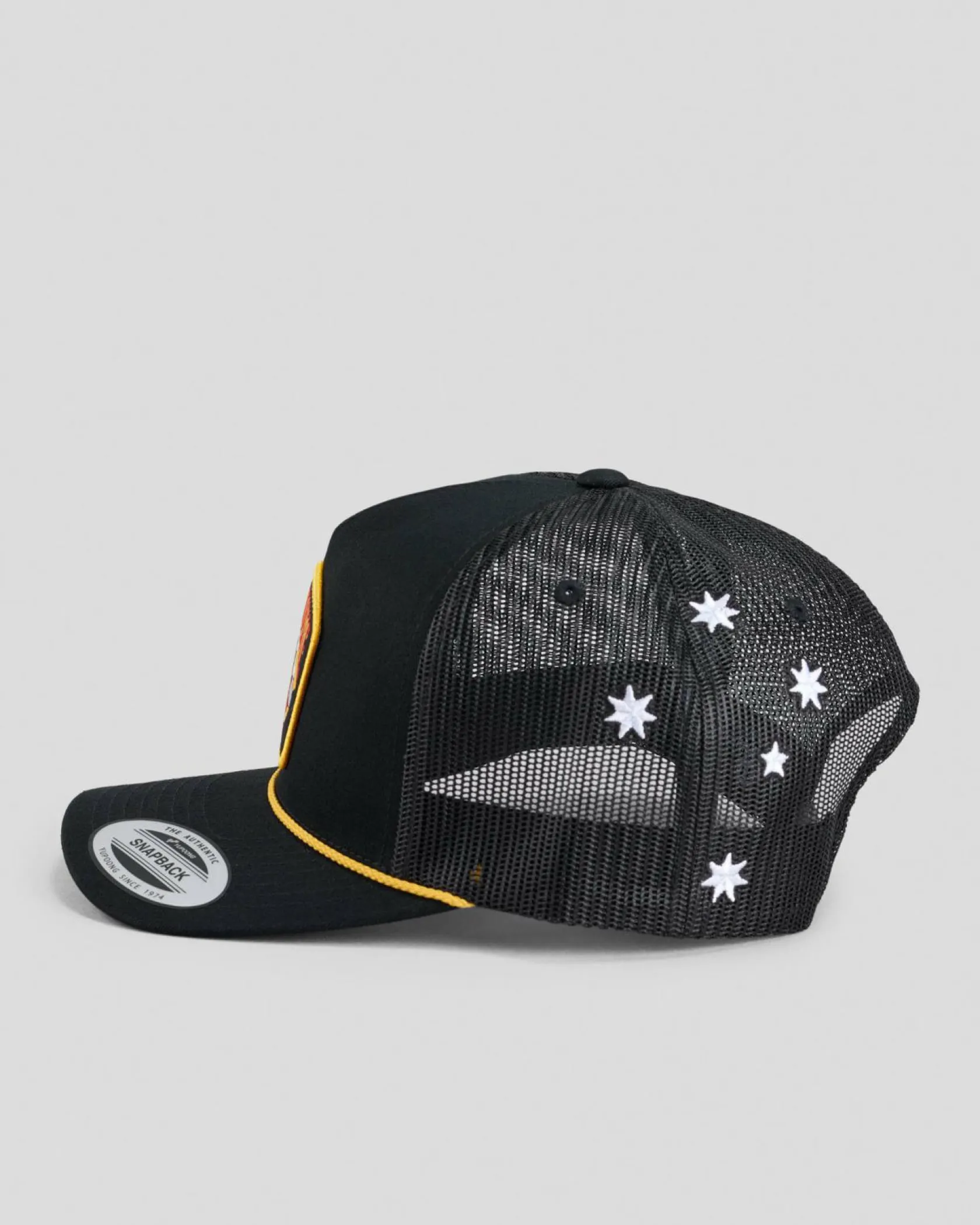 The Mad Hueys Oz Straya Trucker Cap Black New