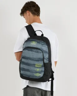 Rip Curl Ozone 30L School Backpack Black/green Clearance