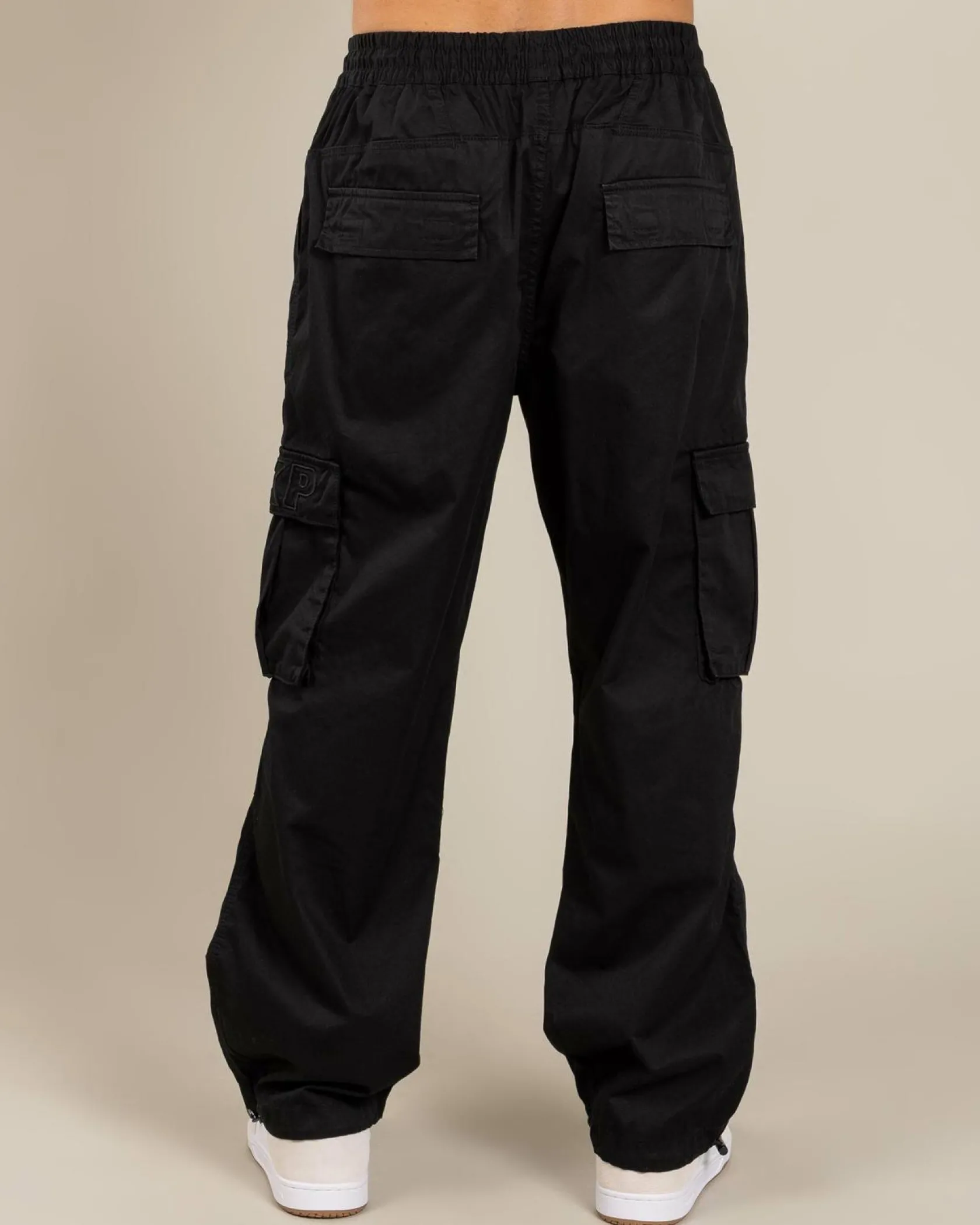 Nena & Pasadena P350 Parachute Pants Jet Black Sale