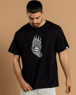 Santa Cruz Pace Ritual Hand Mono T-Shirt Black Outlet