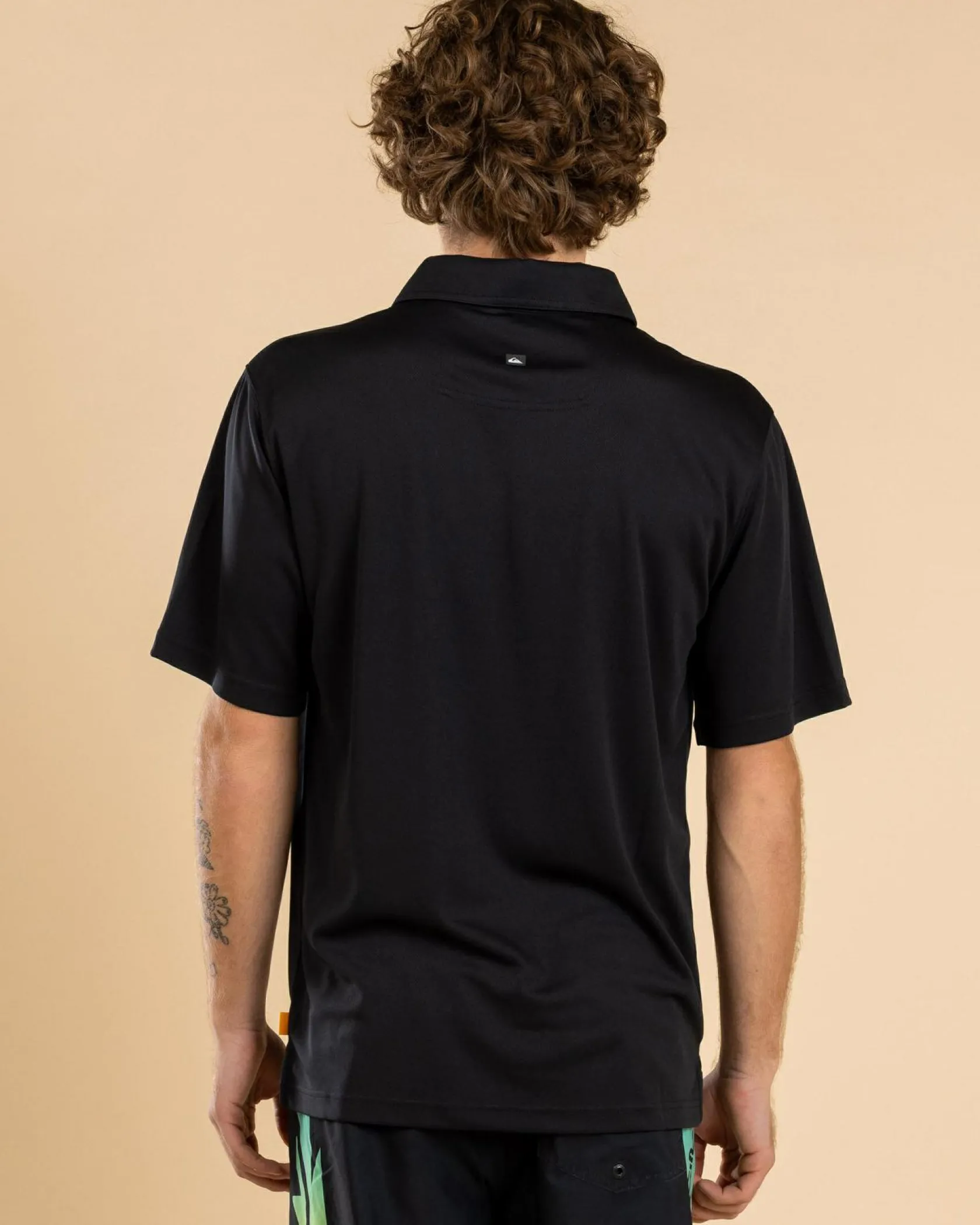 Quiksilver Pacific Polo Shirt Black Sale