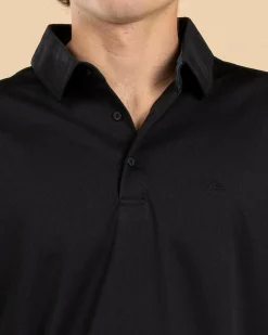 Quiksilver Pacific Polo Shirt Black Sale