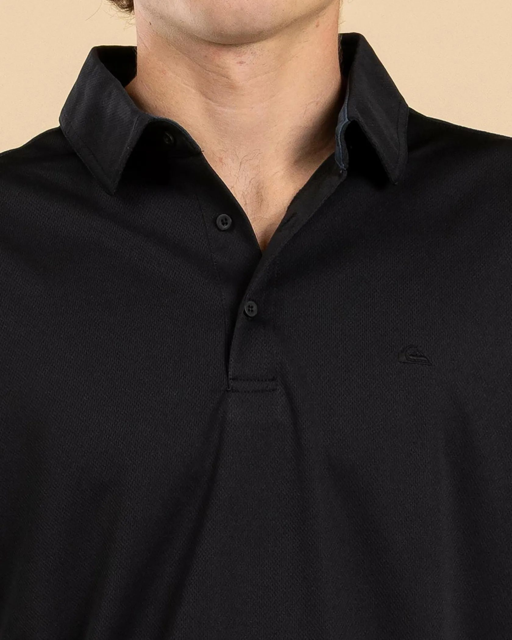 Quiksilver Pacific Polo Shirt Black Sale