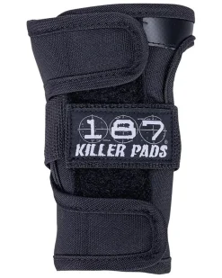 187 Killer Pads Pads Skate Gear Protective 6 Pack Black