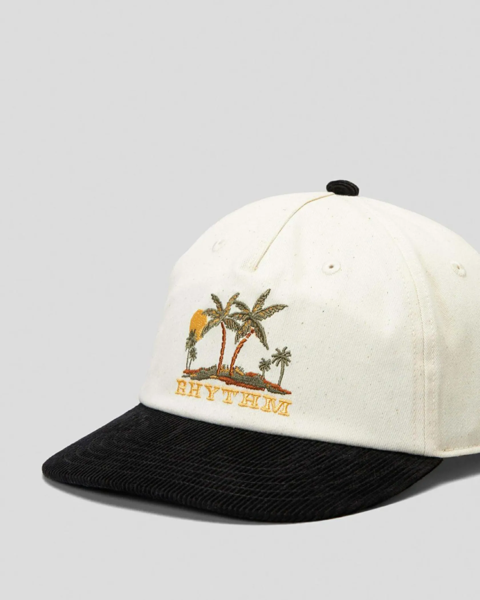 Rhythm Palm Days Cord Cap Black Clearance