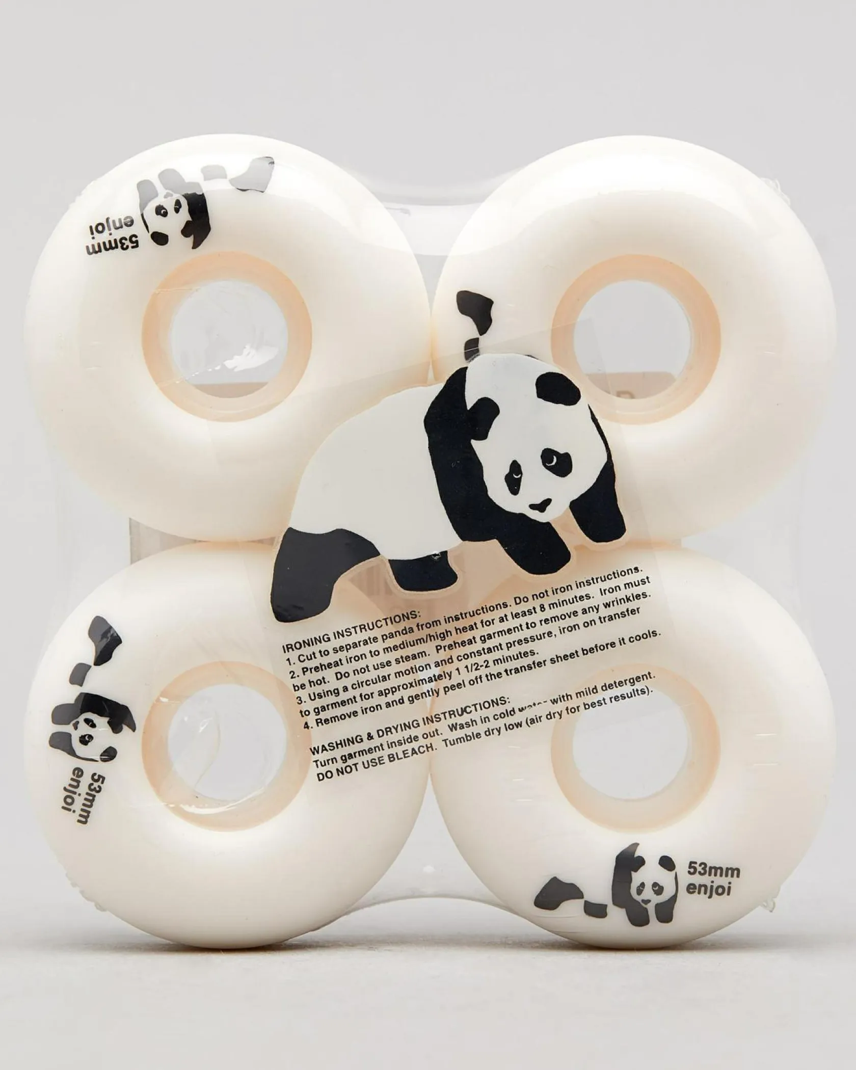 Enjoi Panda 53mm Skateboard Wheels Whitey Best