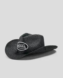 Von Dutch Patch Cowboy Hat Black/white Online