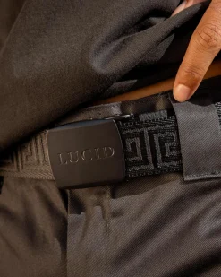 Lucid Pattern Web Belt Black Clearance