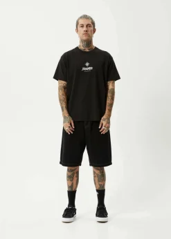 Afends Peace Out T-Shirt Black Discount