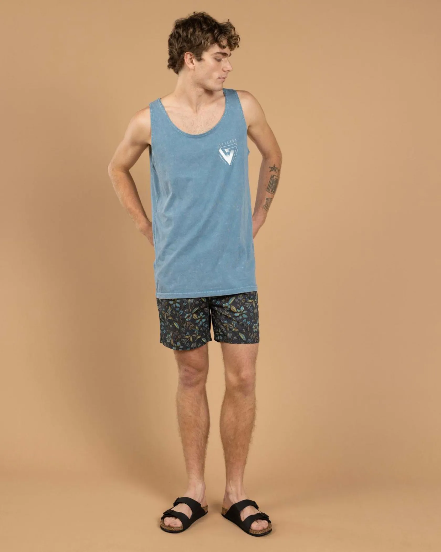 Skylark Penrose Singlet Lt Blue Acid New