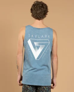 Skylark Penrose Singlet Lt Blue Acid New
