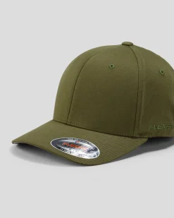 Flexfit Perma Curve Cap Olive Discount
