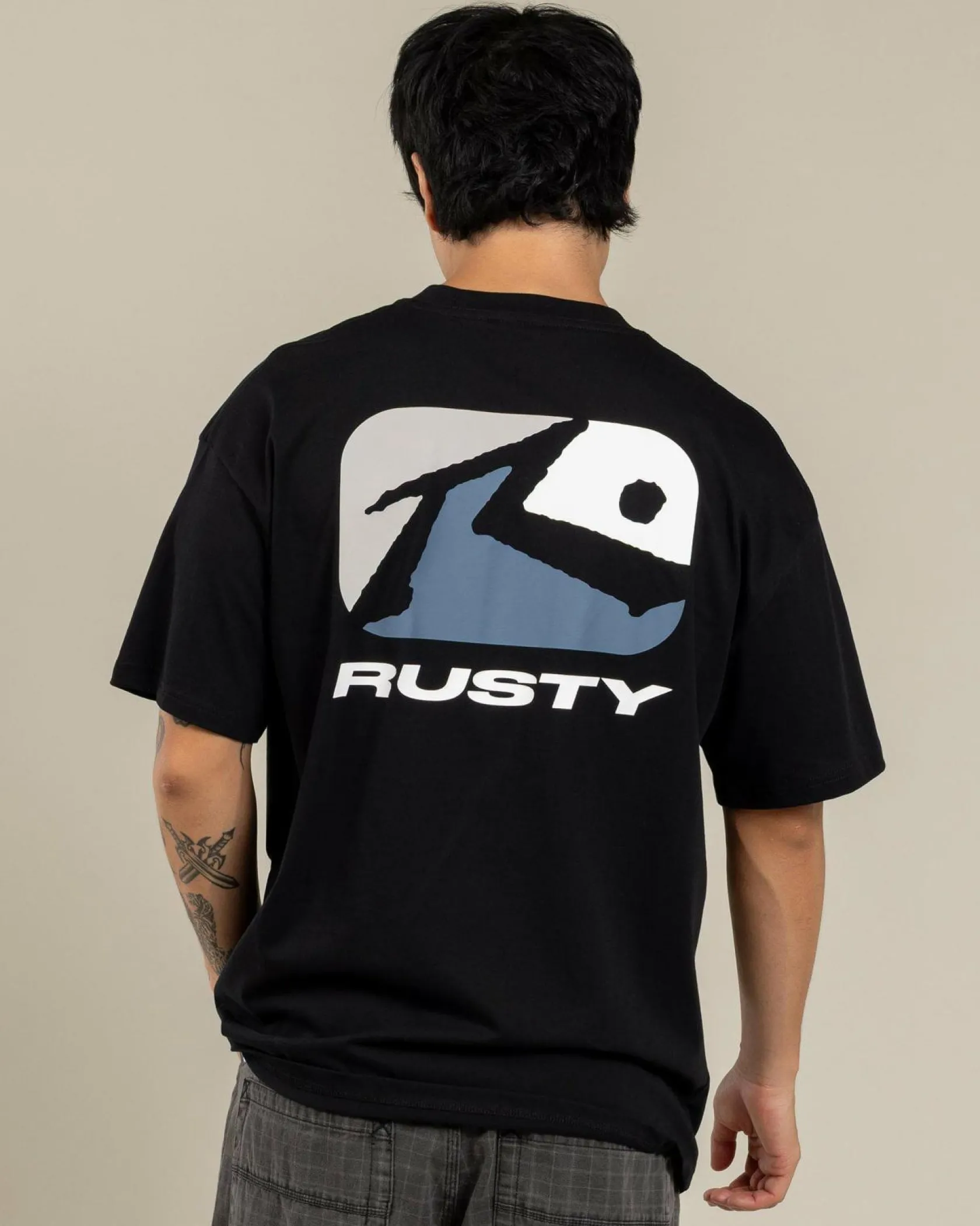 Rusty Phenom T-Shirt Black 2 Outlet
