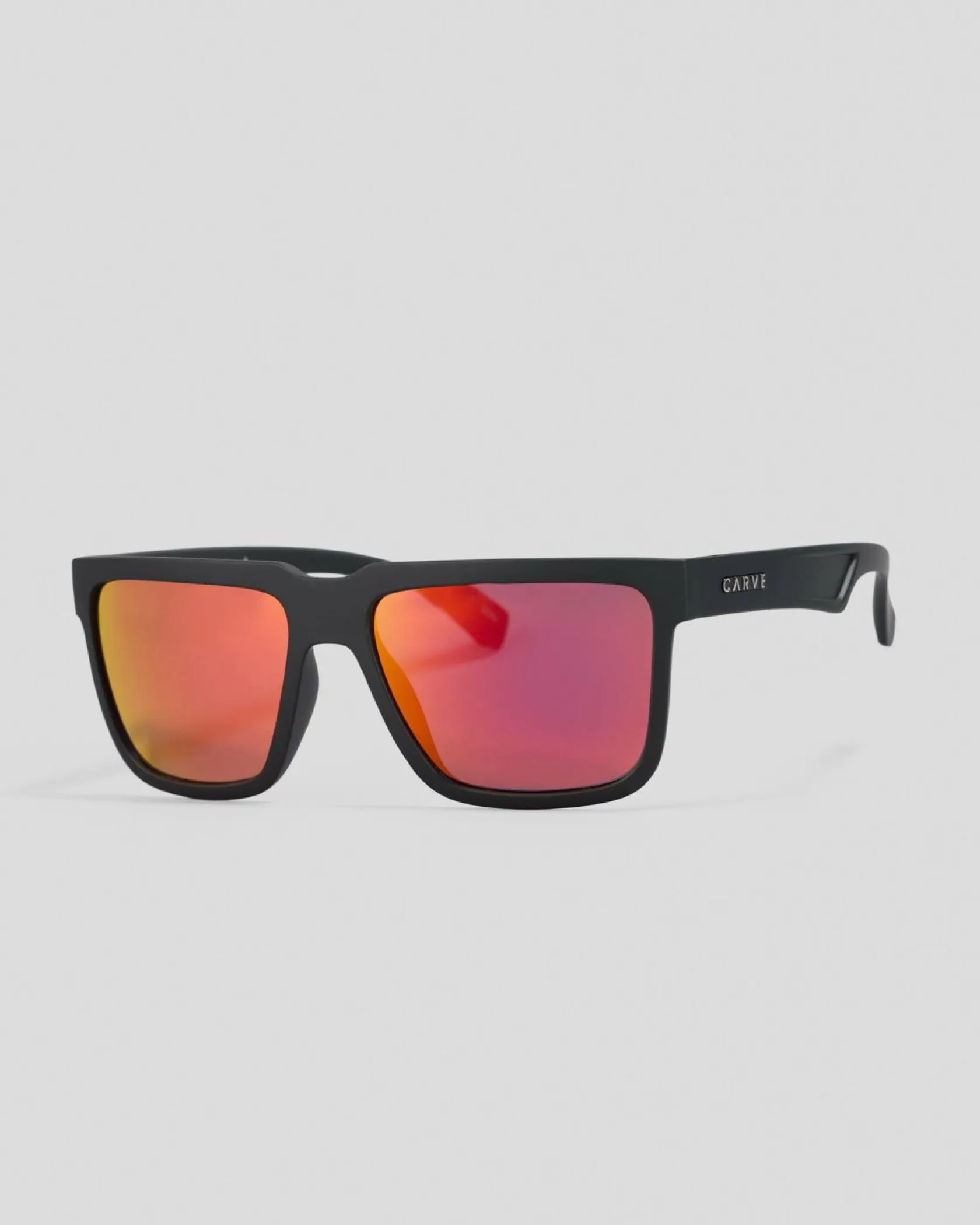 Carve Phenomenon Polarised Sunglasses Matt Black/ Red Best