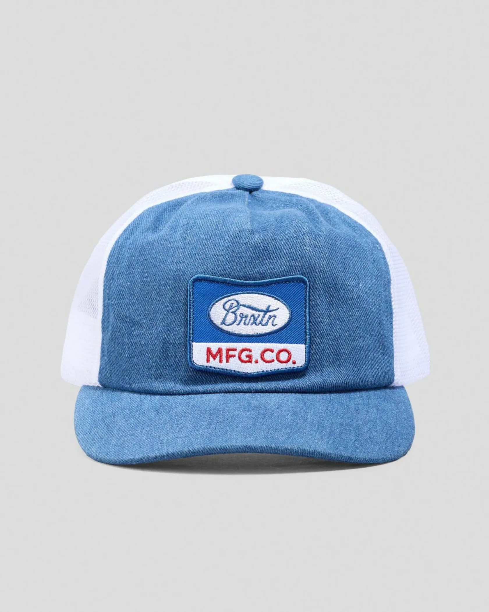 Brixton Phillips Trucker Cap Denim/white Sale