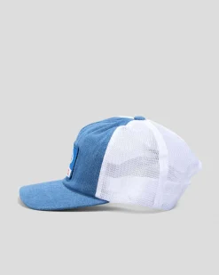 Brixton Phillips Trucker Cap Denim/white Sale