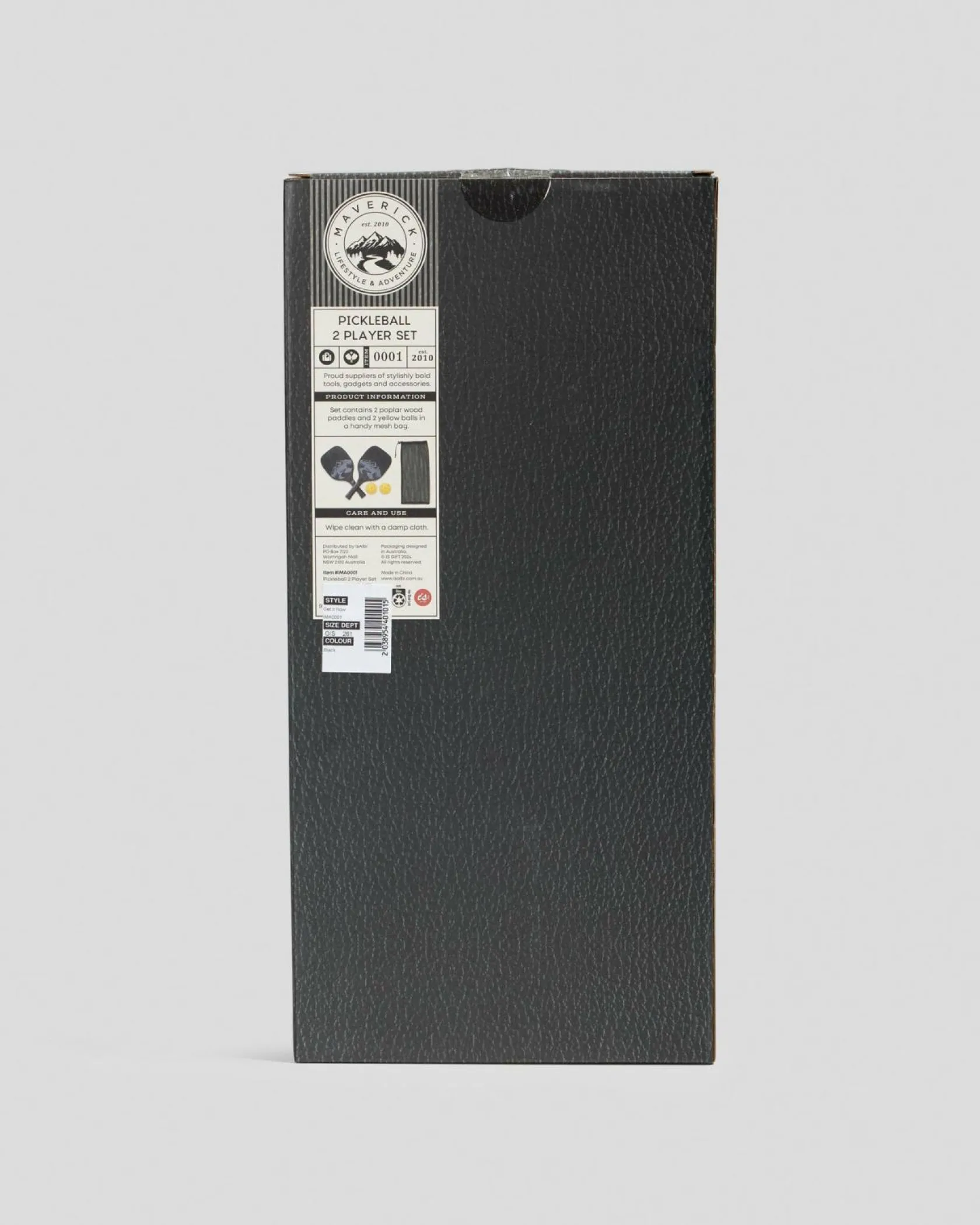 Get It Now Pickle Ball Set Black Discount