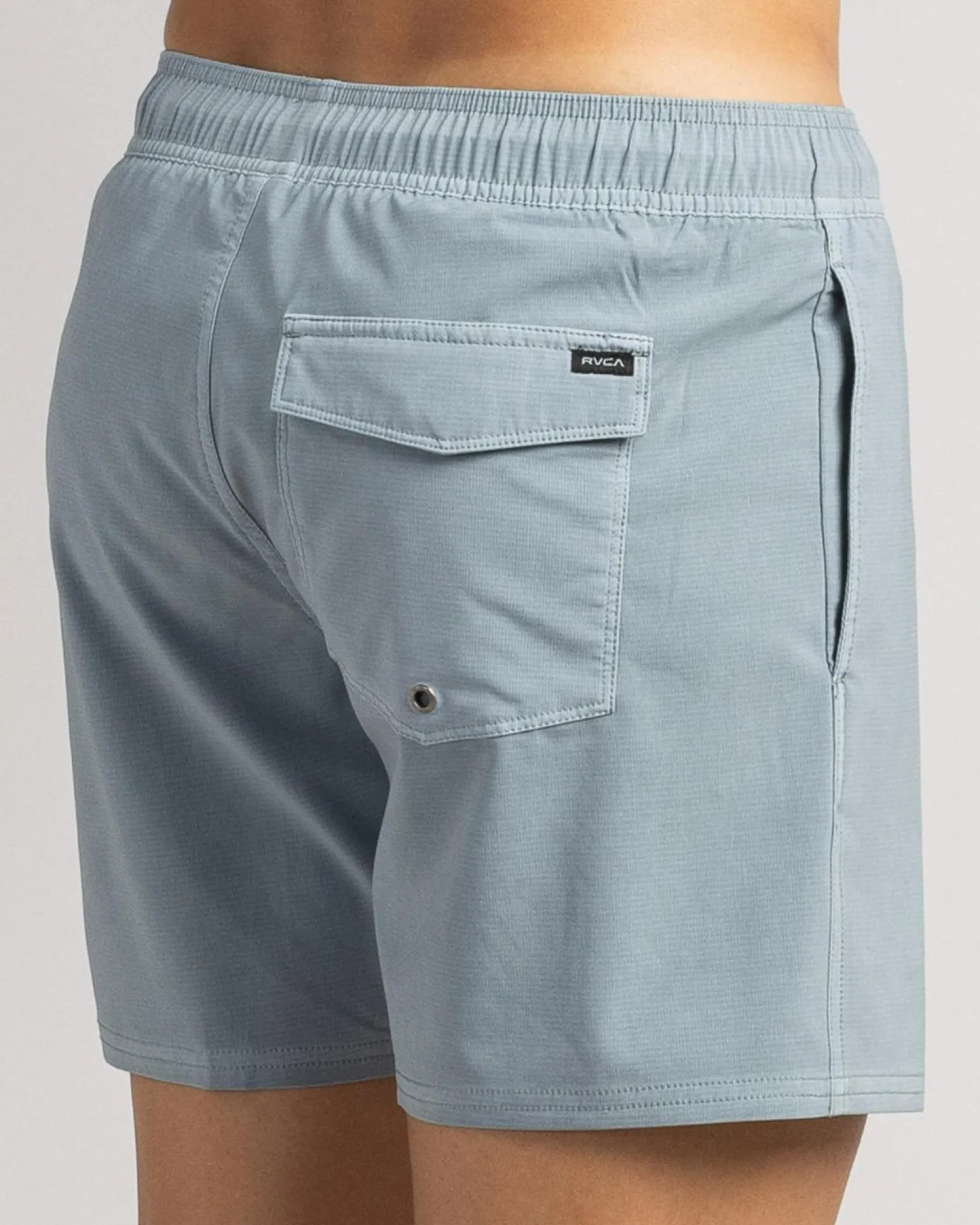 RVCA Pigment Elastic Waist Shorts Lead Discount