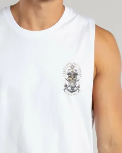 Salty Life Pillager Muscle Tank White Clearance