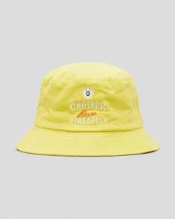 Vodka Cruiser Cord Bucket Hat Pineapple
