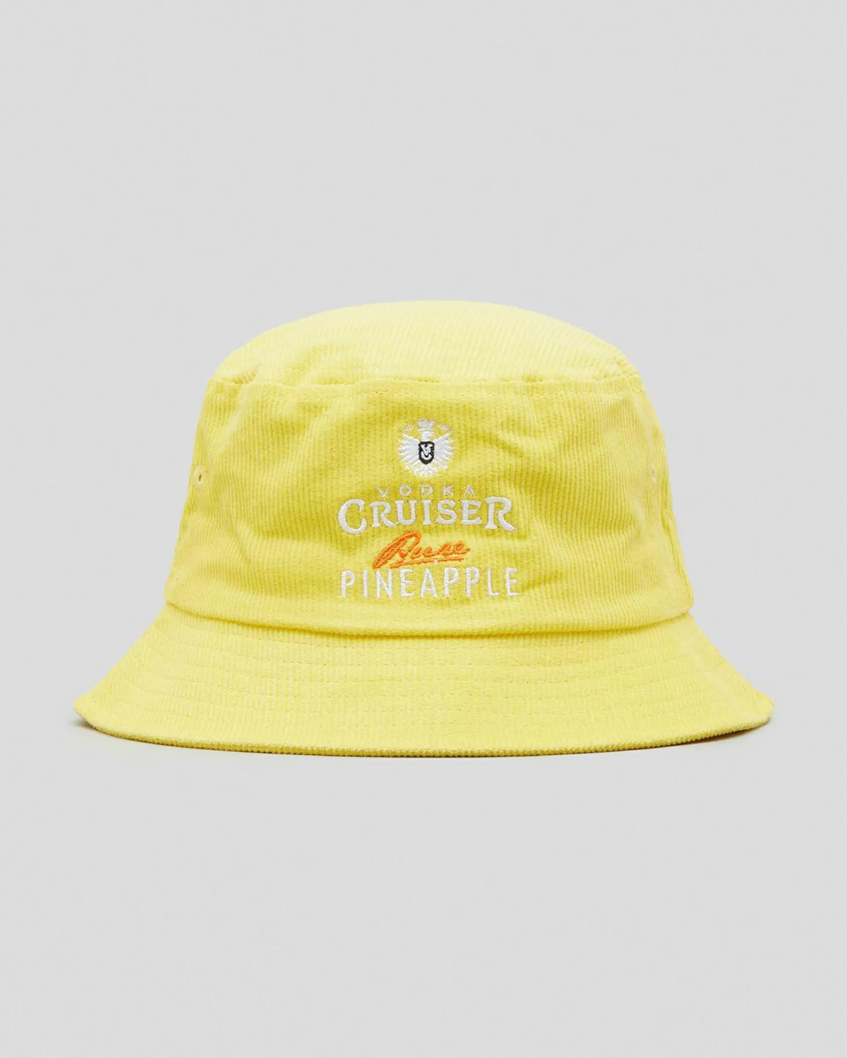 Vodka Cruiser Cord Bucket Hat Pineapple