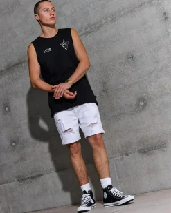 Lucid Pinnacle Muscle Tank Black Hot