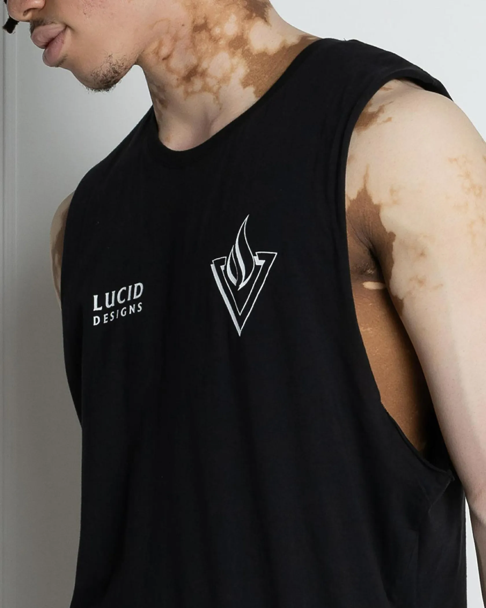Lucid Pinnacle Muscle Tank Black Hot