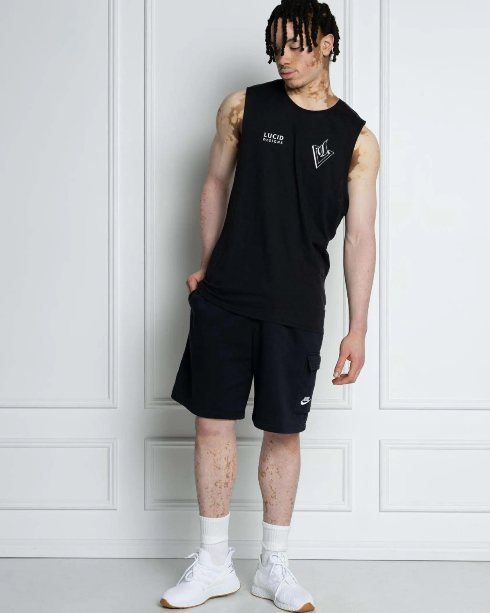 Lucid Pinnacle Muscle Tank Black Hot