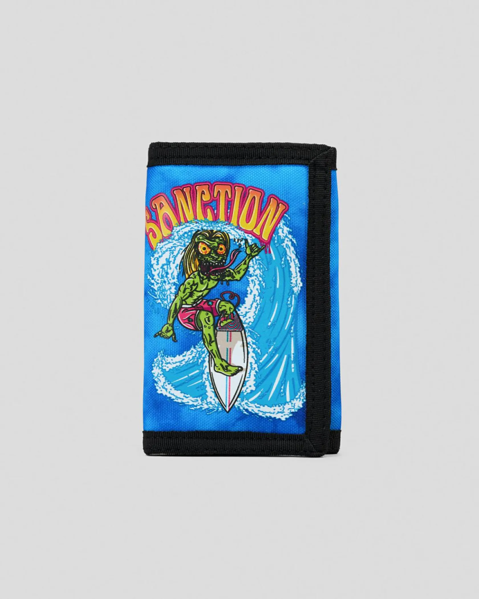 Sanction Pipeline Trifold Wallet Blue Tie Dye