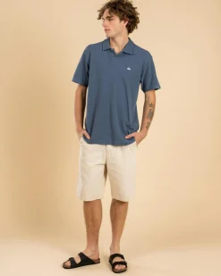 Quiksilver Pique Polo Shirt China Blue Outlet