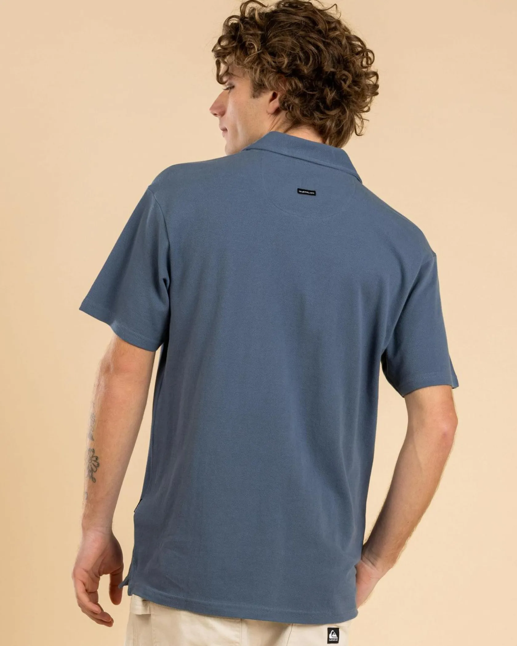 Quiksilver Pique Polo Shirt China Blue Outlet