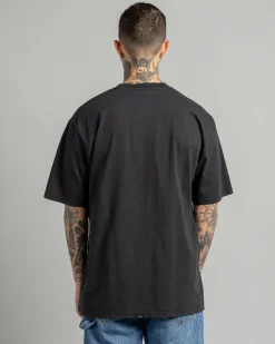 Thrills Pit Stop Oversize Fit T-Shirt Pirate Black Discount