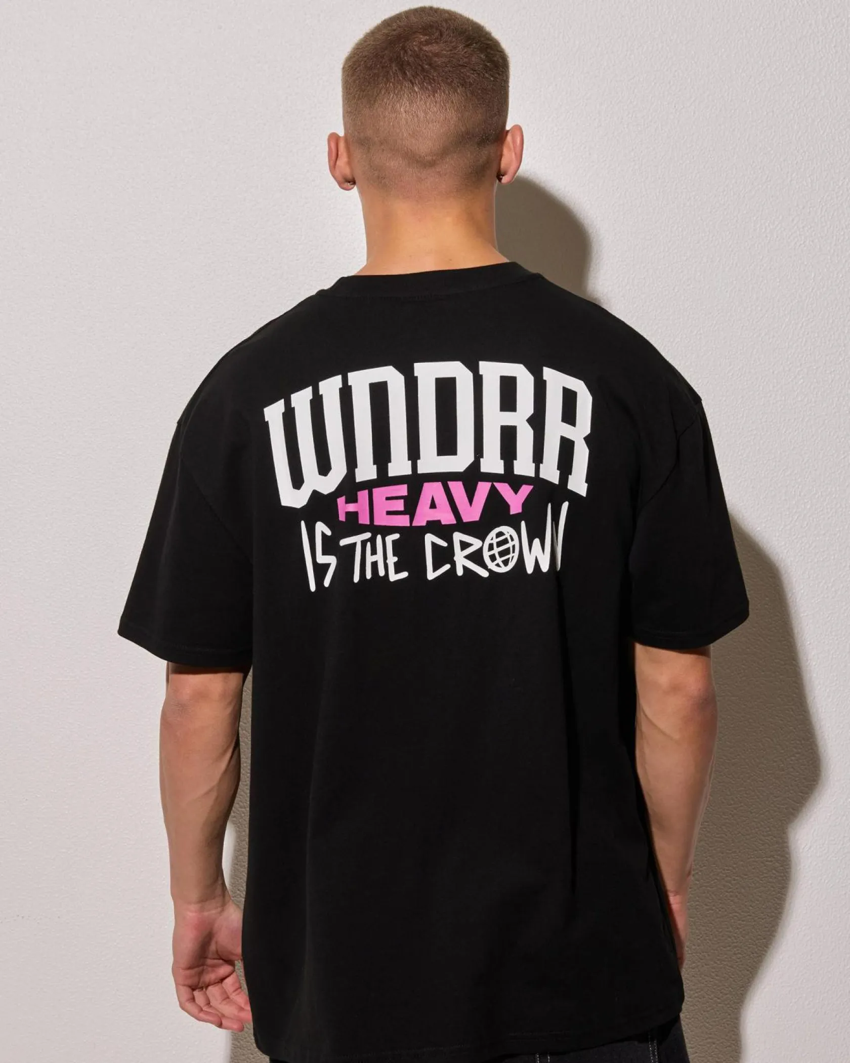 Wndrr Pledge Box Fit T-Shirt Black New
