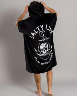 Salty Life Plunder & Thunder Hooded Towel Black Online
