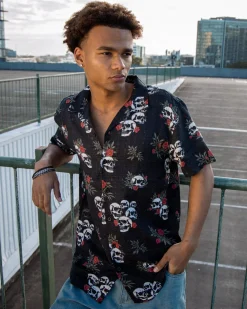 Dexter Poisonous Short Sleeve Shirt Washed Black Best