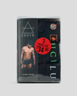 Lucid Pop Art Fitted Boxer Shorts 3 Pack Multi New
