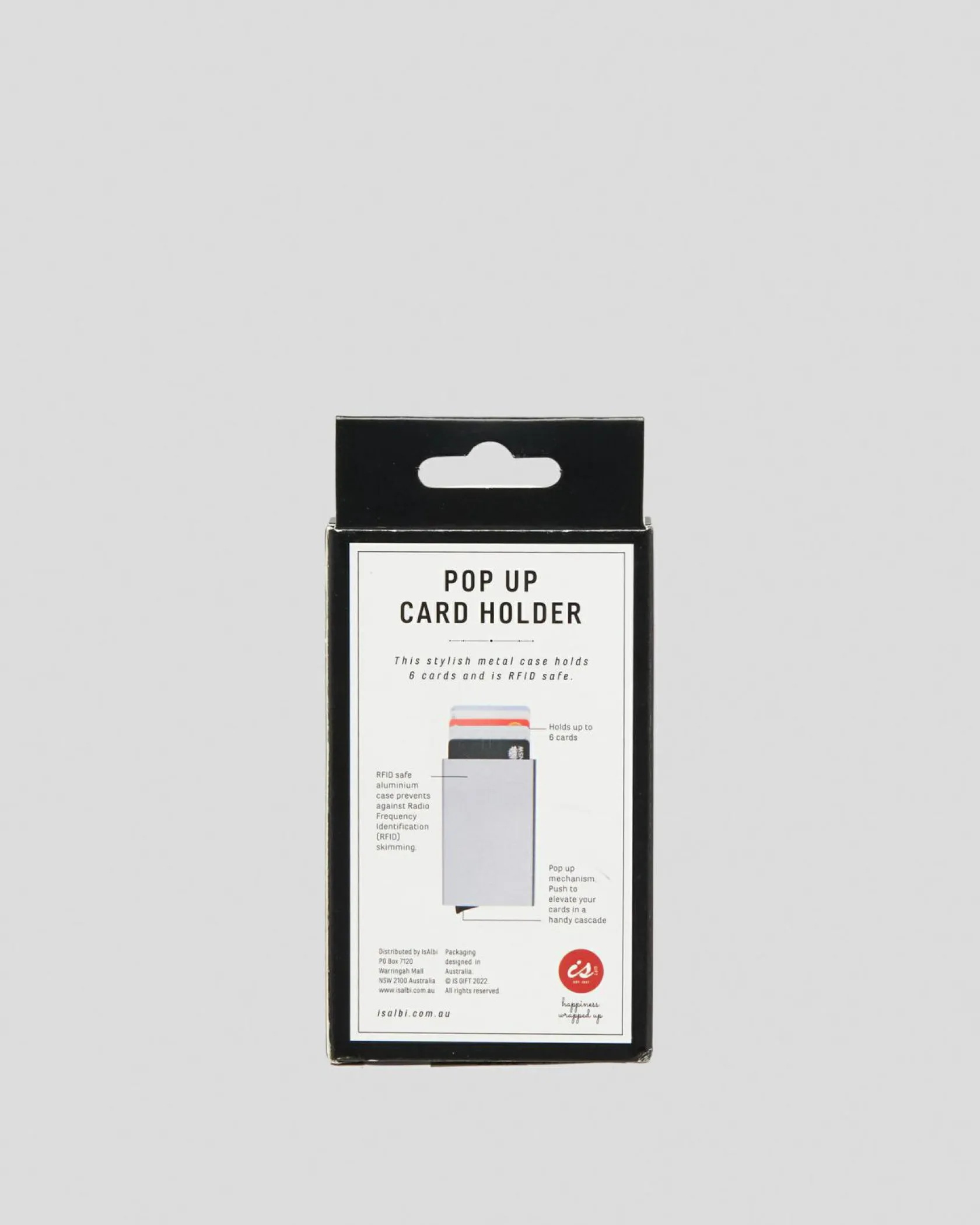 Get It Now Pop Up Card Holder Silver Discount