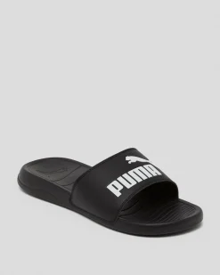 Puma Popcat 20 Slides Puma Black-puma White Discount
