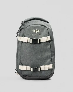 Rip Curl Posse Sling Classic Surf Sling Bag Grey Heather New