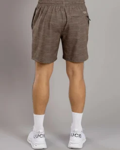 Sparta Potential Elastic Waist Shorts Sand New