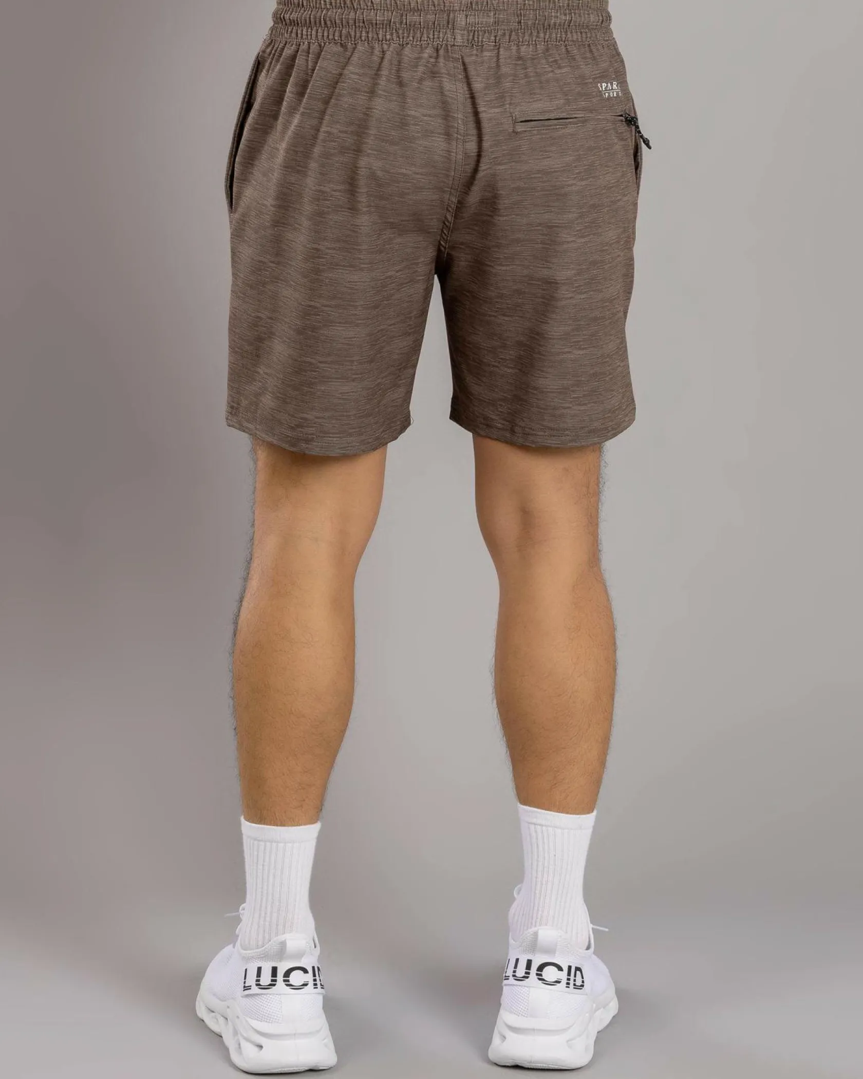 Sparta Potential Elastic Waist Shorts Sand New