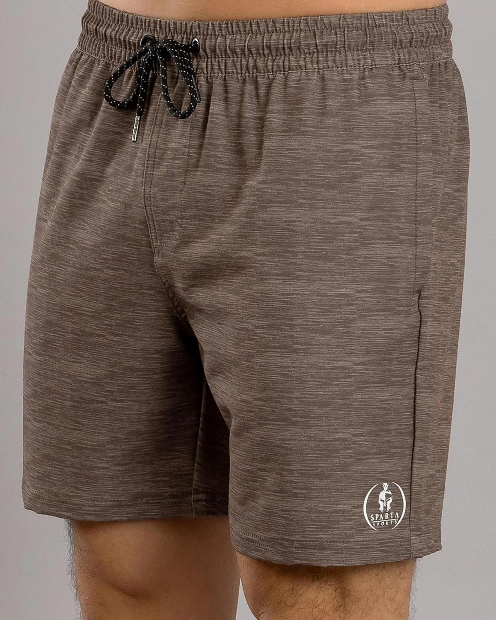 Sparta Potential Elastic Waist Shorts Sand New