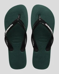 Havaianas Power Light Thongs Solid Pantanal Green New