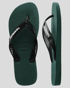 Havaianas Power Light Thongs Solid Pantanal Green New