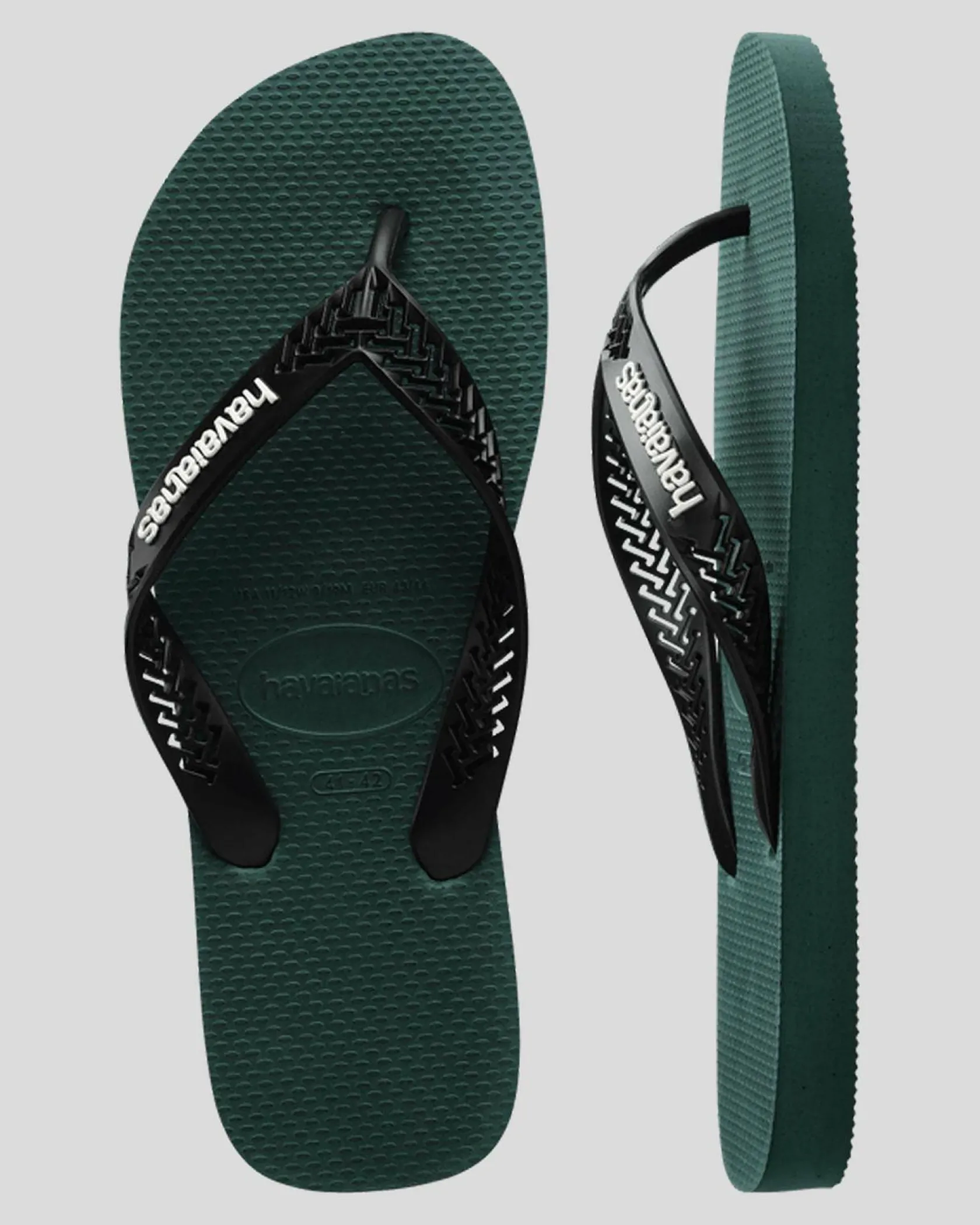 Havaianas Power Light Thongs Solid Pantanal Green New