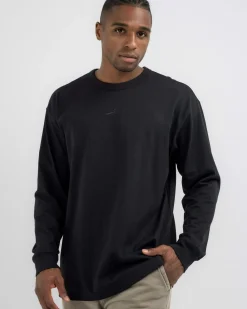 Nike Premium Essential Long Sleeve T-Shirt Black/black Sale