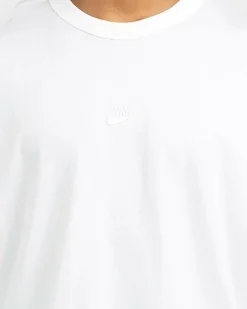 Nike Premium Essential Long Sleeve T-Shirt White/white Discount